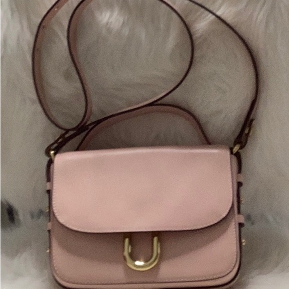 JCrew pink leather satchel/crossbody bag - Picture 2 of 15